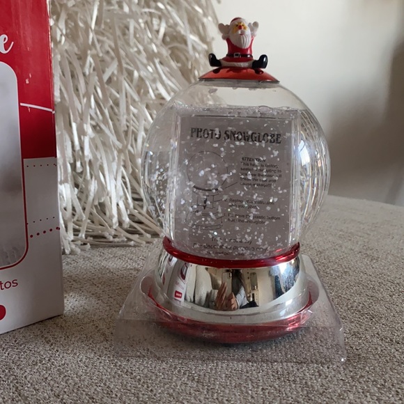 Santa cheer christmas holiday light up snow globe home decor in box - Picture 15 of 17